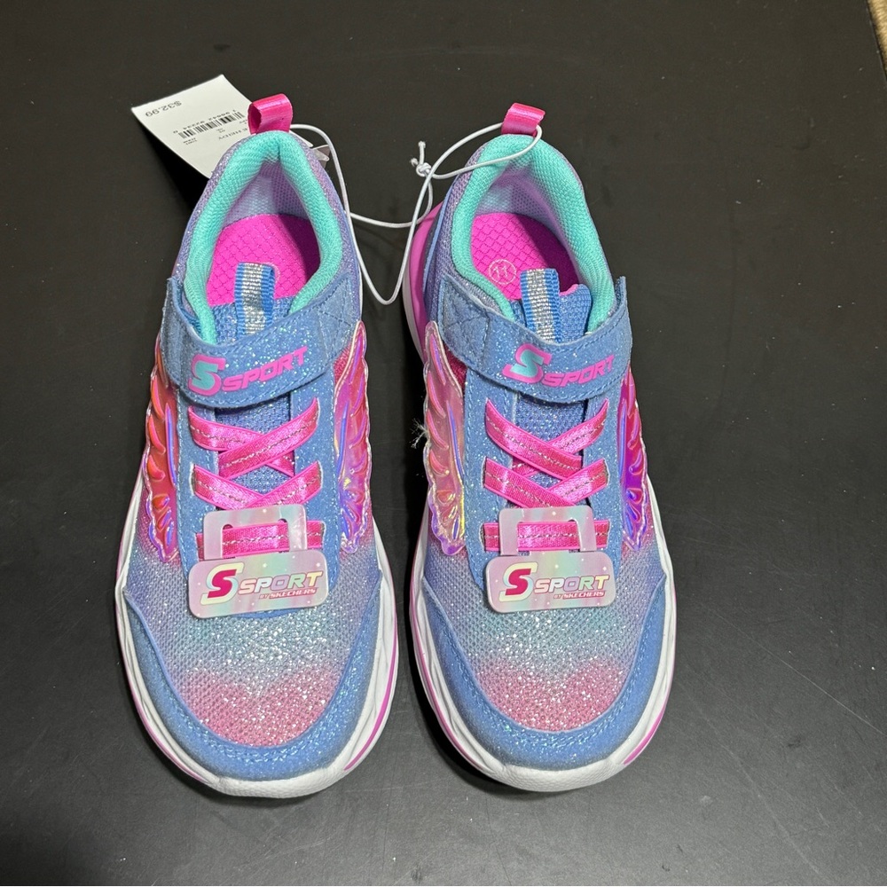 Skechers Kids' Sneakers - Blue and Pink size 11 #010 - Picture 2 of 7